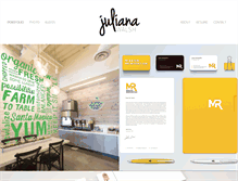 Tablet Screenshot of julianawalsh.com